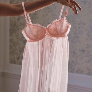 Victoria's Secret Pink Lace Chemise